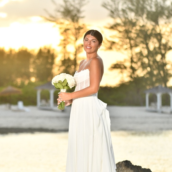 JENNY BY JENNY YOO NORA CORSET A-LINE WEDDING GOWN (Sleeves not included) - Picture 8 of 12